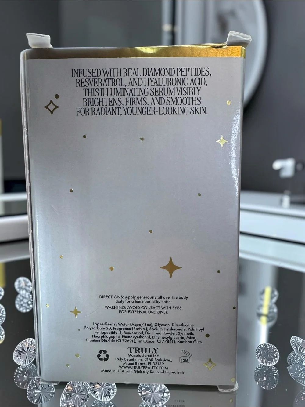 TRULY Diamond Baby Firm & Illuminate Body Serum - Pearlescent